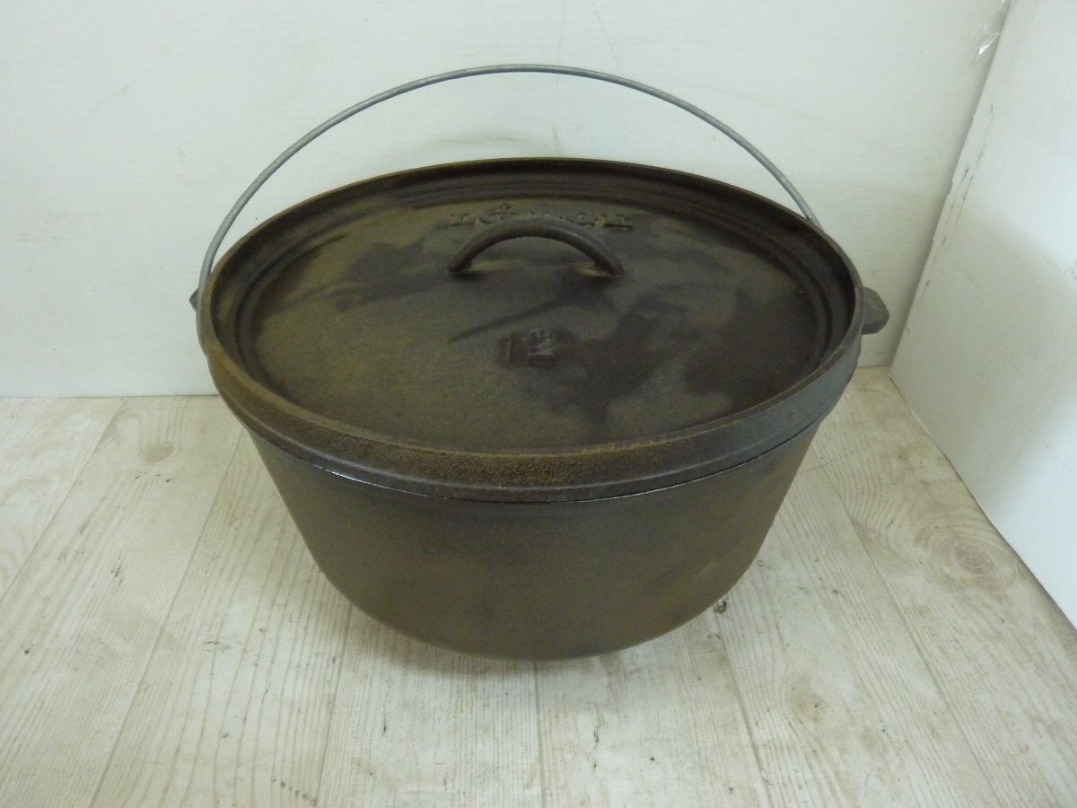 i.mic.10 LODGE ロッジ キャンプオーブン&グリル 12インチ 足つき 鉄鍋 32cm アウトドア キャンプ用品 拍卖