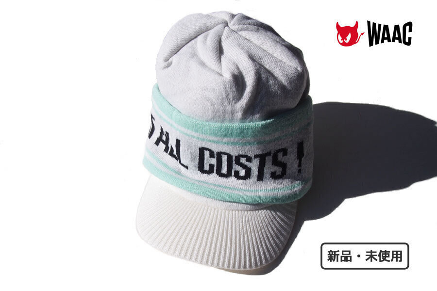 送料無料★新品|未使用|ワック|WAAC| 4WAYニットキャップ|レディース|ホワイト拍卖