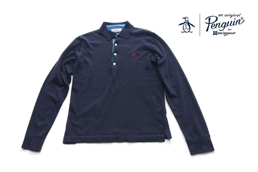 送料無料★【中古】マンシングウェア|Munsingwear|ペンギン バイ マンシングウェア|ニットポロシャツ|メンズ|2拍卖