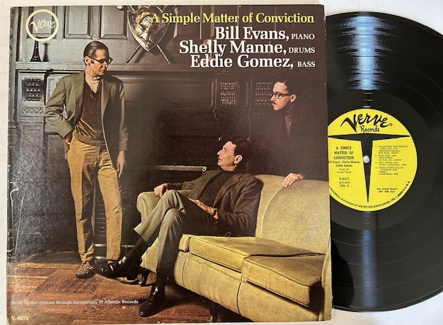 ■レアUSプロモ■BILL EVANS / A SIMPLE MATTER OF CONVICTION V-8675 PROMO 黄ラベル MONO!拍卖
