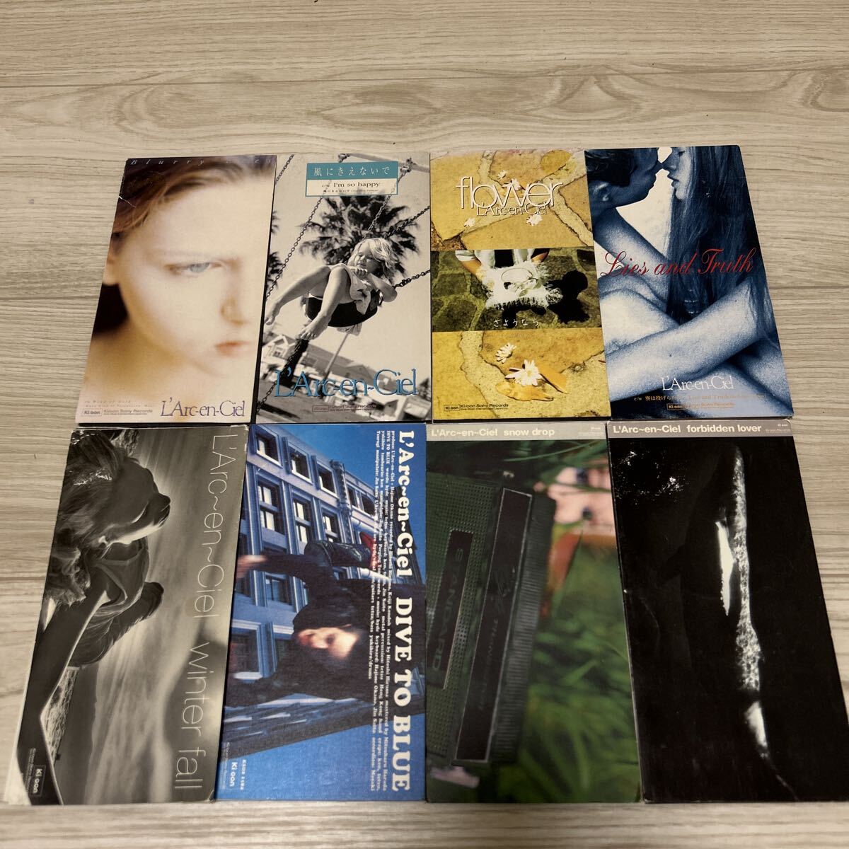 L'Arc〜en〜Ciel CD 8cm シングル 8枚セットレンタルアップ品 ジャンク品 ラルクアンシエル拍卖