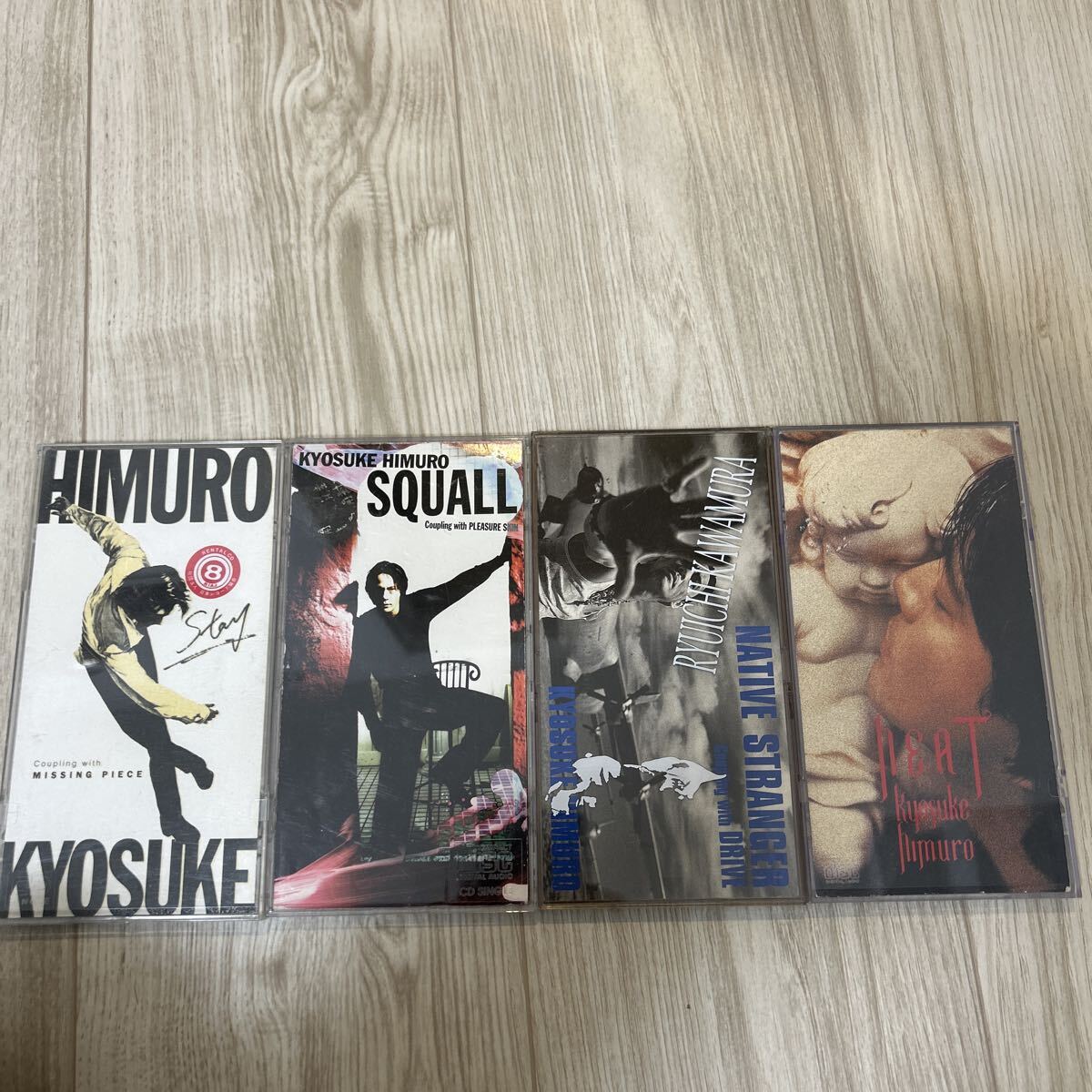 氷室京介 CD 8cm シングル 4枚セット STAY SQUALL NATIVE STRANGER HEAT レンタルアップ品拍卖