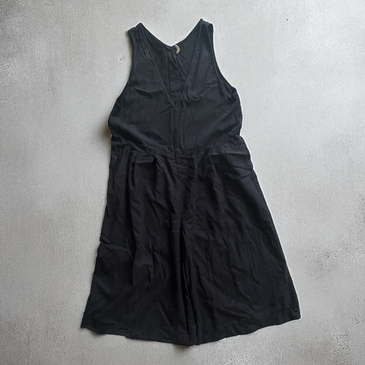 SUNVALLEY サンバレー オールインワン ナチュラル ワイドパンツ パンツ フレア ノースリーブ Mサイズ 古着拍卖