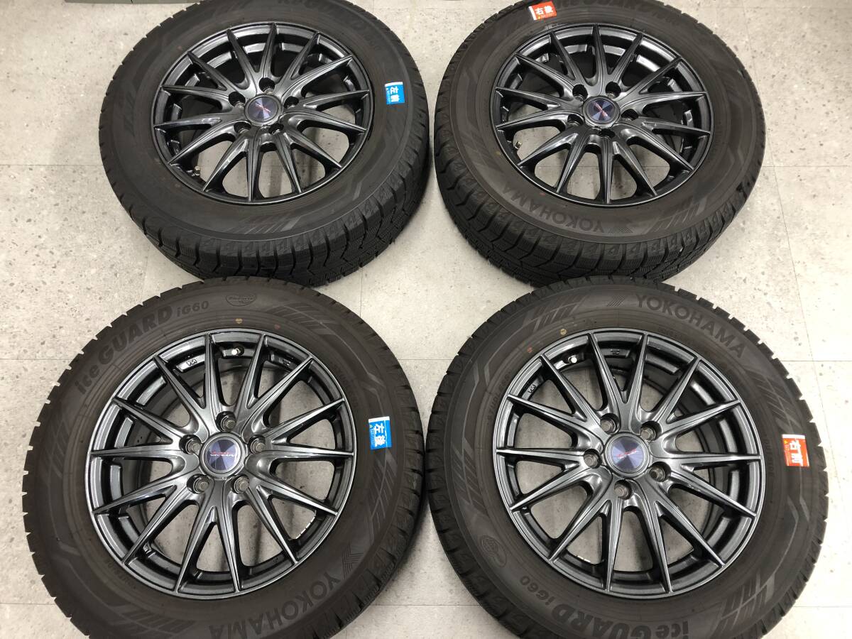 ★2510-255 美品!VELVA 16インチ 6.5J +53 114.3 ヨコハマ アイスガード IG60 215/65R16 9分山!バリ山 オデッセイ エリシオン ヴェゼル拍卖