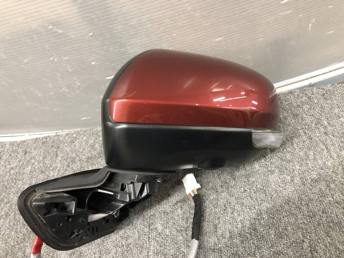 ★□2511-NN32L 美品!LA150S LA160S ムーヴカスタム 純正 左 ドア ミラー 13P カメラ付 87940-B2V60 ファイアークォーツレッドメタリック拍卖