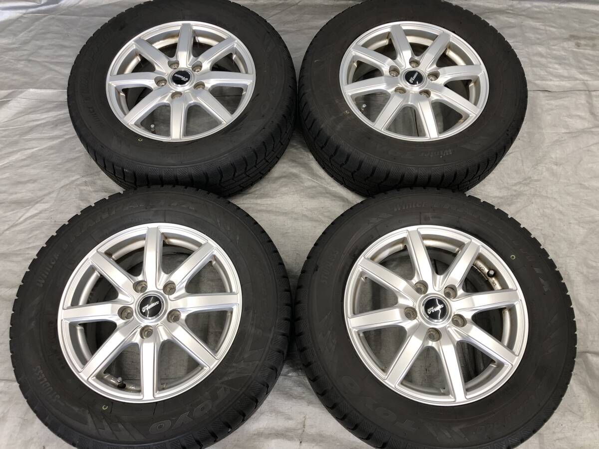 ★□2511-50 SIBILLA 15インチ 6J +53 5H-114.3 TOYO ウインタートランパスTX 205/65R15 ノア ヴォクシー ステップワゴン エスティマ拍卖