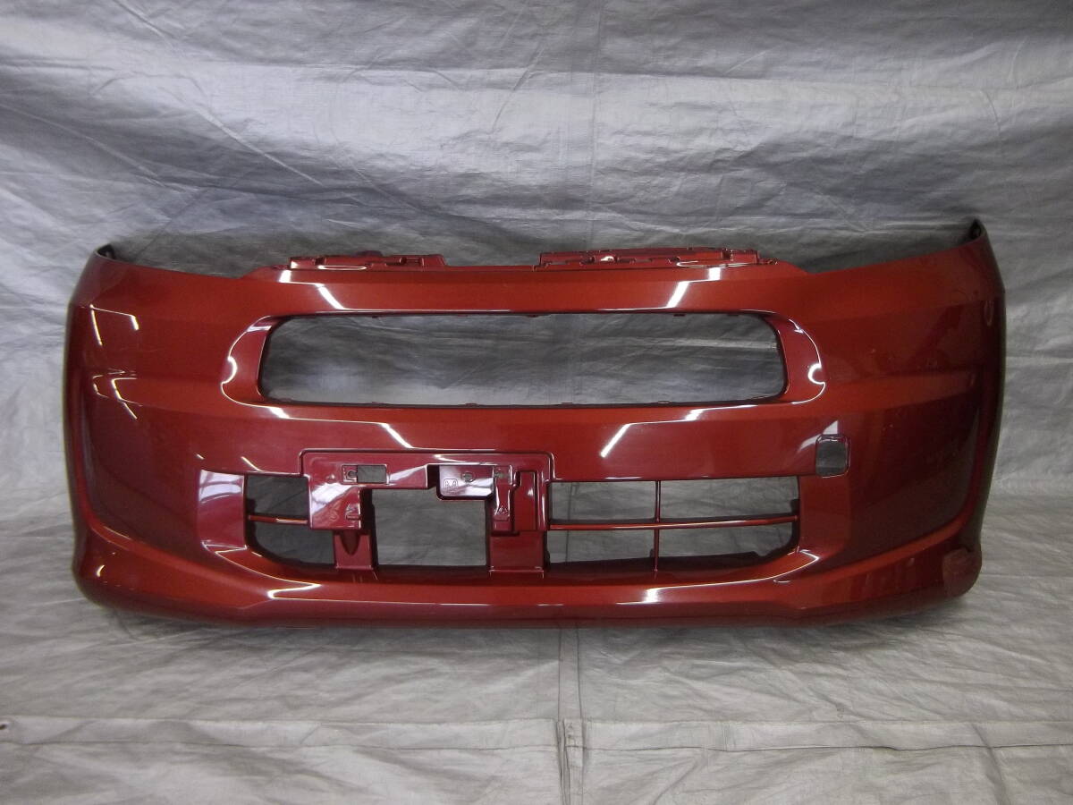 ★●2511-H20LL 割凹無! LA150S LA160S ムーヴ 純正 フロントバンパー 赤系色 52119-B2E00拍卖