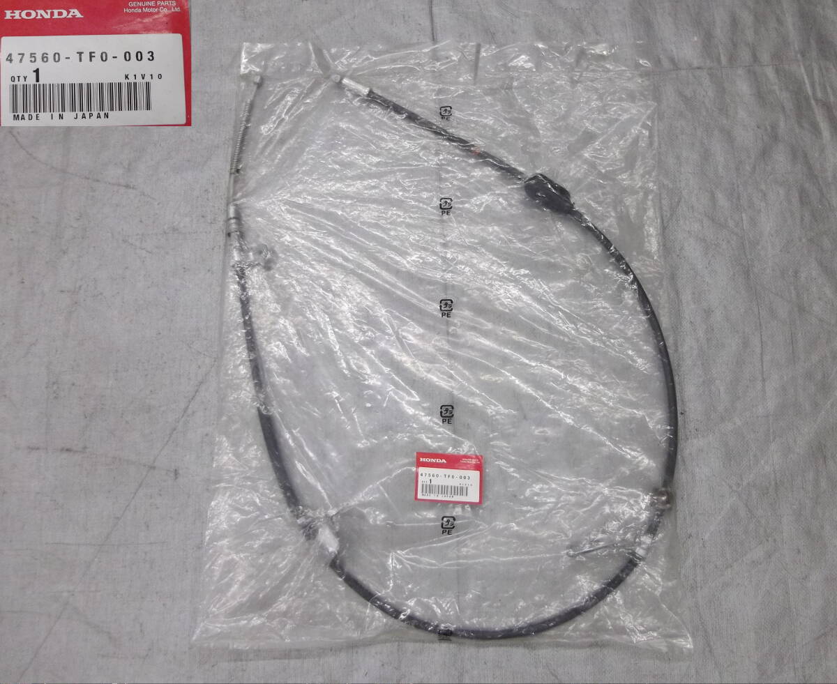 ★●2502-NI58L GE6 GE7 GE8 GE9 フィット 純正 パーキングブレーキワイヤー サイドブレーキワイヤー 47560-TF0-003 新品未使用品!拍卖