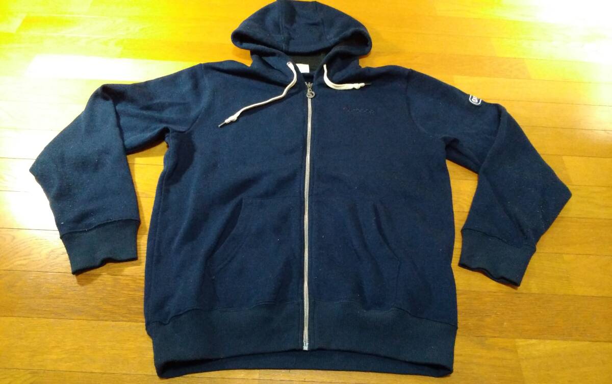 OUTDOOR PRODUCTS アウトドアプロダクツ パーカー 裏起毛 フリース SIZE:M 紺 送料1000円~拍卖