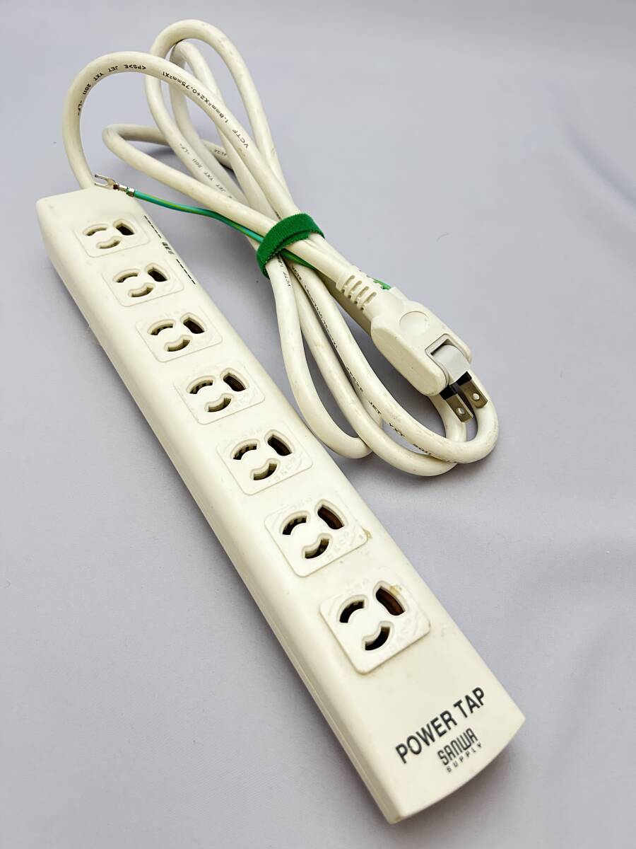④ 電源タップ 7個口 2m POWER TAP サンワサプライ マグネット付き タップ タップスイッチ 延長コード OAタップ拍卖