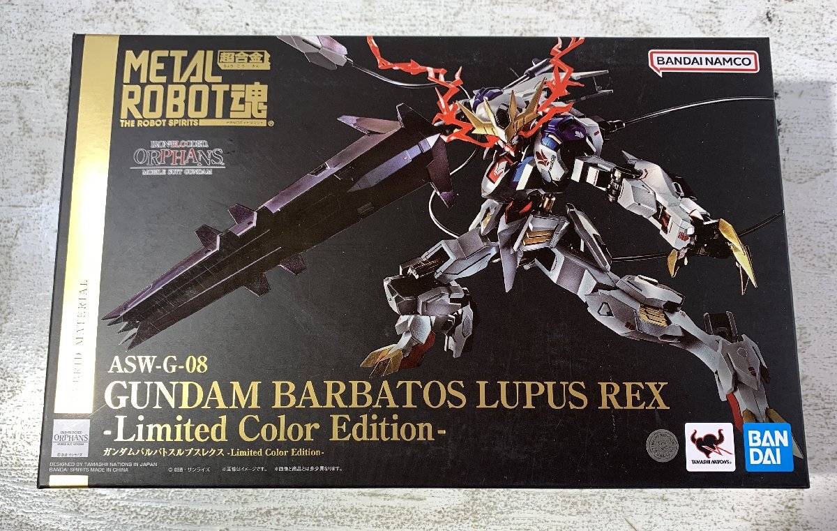 【紫波47-2-1115】【開封品/60】フィギュア METAL ROBOT魂 <SIDE MS> ガンダムバルバトスルプスレクス -Limited Color Edition- 「機動拍卖