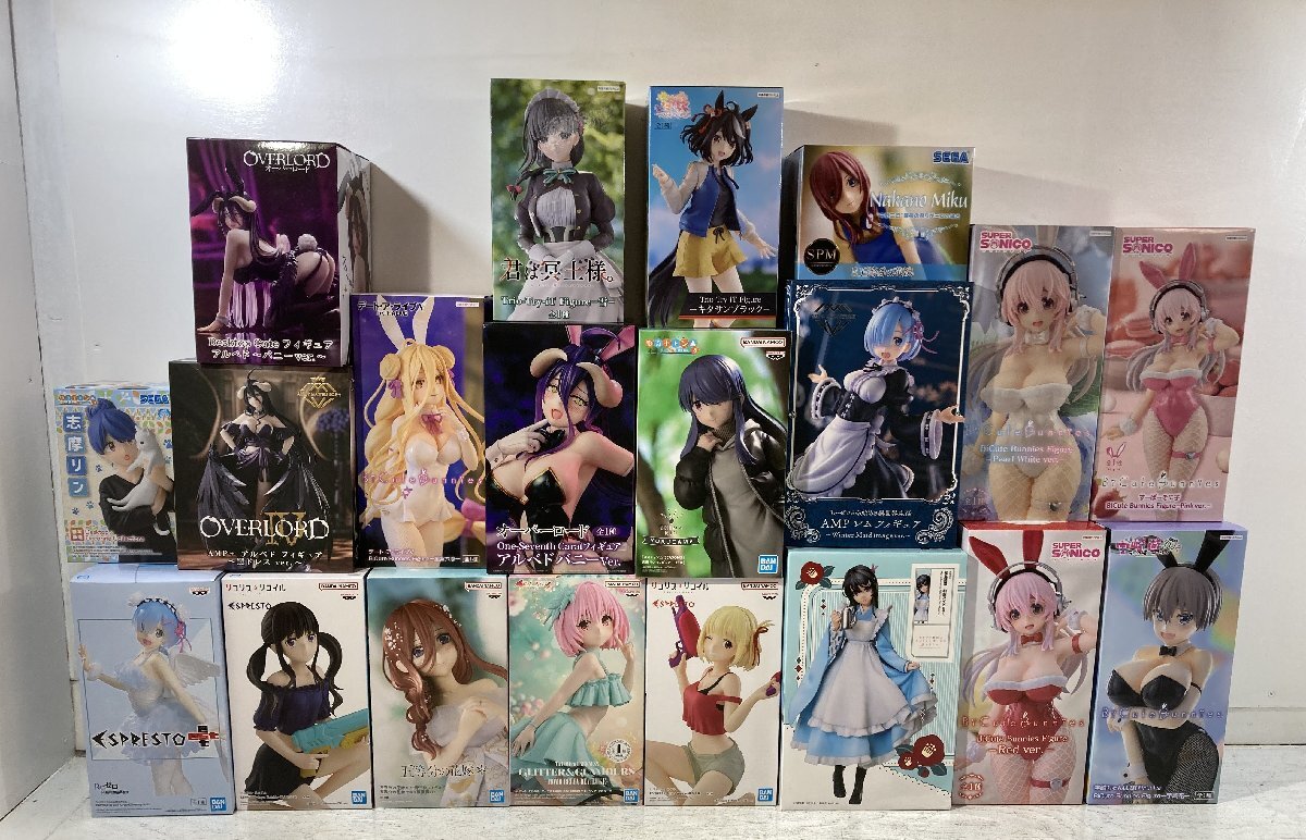 【紫波41-1-1110】【未開封/160】フィギュア まとめ オバロ ゆるキャン△ 五等分 デートアライブ ウマ娘 リゼロ そに子 他拍卖