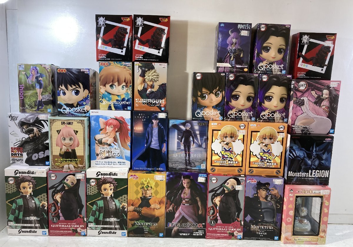 【紫波43-2-1113】【未開封/160】フィギュア まとめ 鬼滅の刃 ゴジラ 転スラ ジョジョ 呪術廻戦 ヒロアカ 犬夜叉 他拍卖