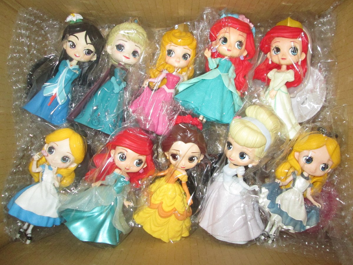 【大清水30-1-1109】ディズニー 美女と野獣 シンデレラ 他 Qposket バンプレスト Sweetiny 等 フィギュア 大量まとめ売り【同梱不可】拍卖