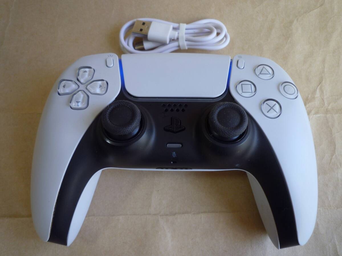 SONY ソニー 純正 ワイヤレスコントローラー CFI-ZCT1J DUALSENSE 白 ホワイト PS5 プレステ5 Playstation5 ジャンク 拍卖