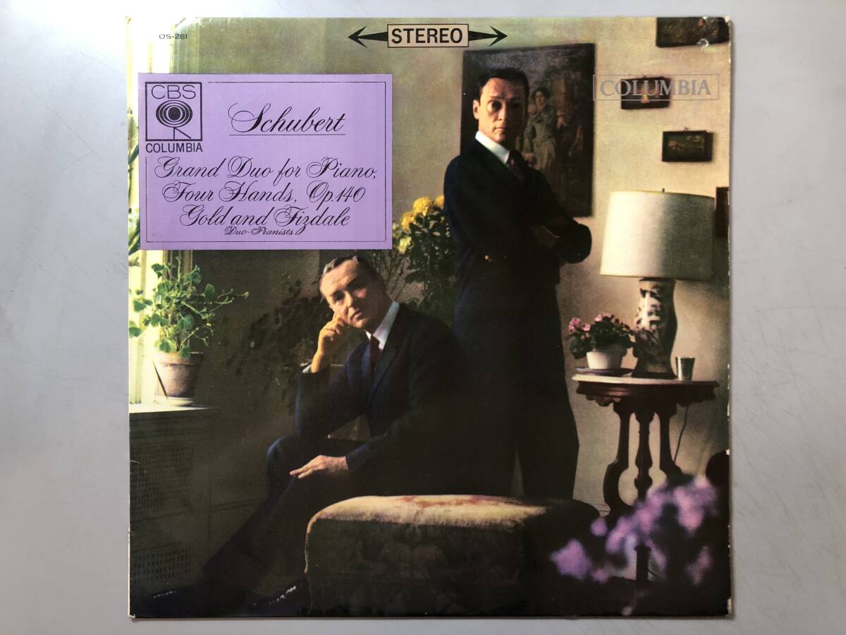 LP ピアノ連弾のためのソナタ シューベルト アーサー・ゴールド ロバート・フィッツデール OS-261拍卖
