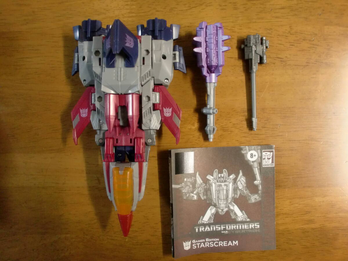 1円スタート 中古 トランスフォーマー スタジオシリーズ ゲーマーズエディション スタースクリーム 60サイズ拍卖