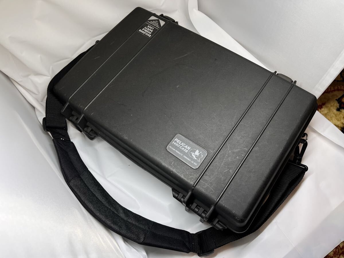 PELICAN ペリカン ハードケース 1490 鍵付き 全体スレ傷あり 現状品 米軍 放出品 プロテクター ケース 拍卖