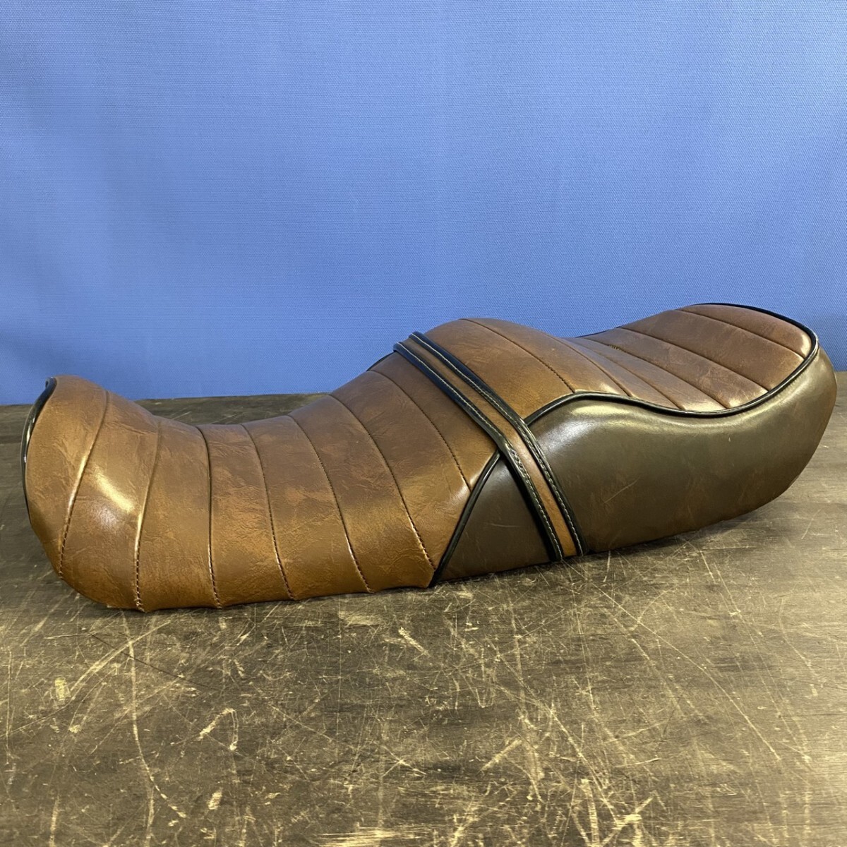 ジェイド250 茶ツートン タックロール シート ブラウンJADE250 MC23 完成品 カスタム拍卖