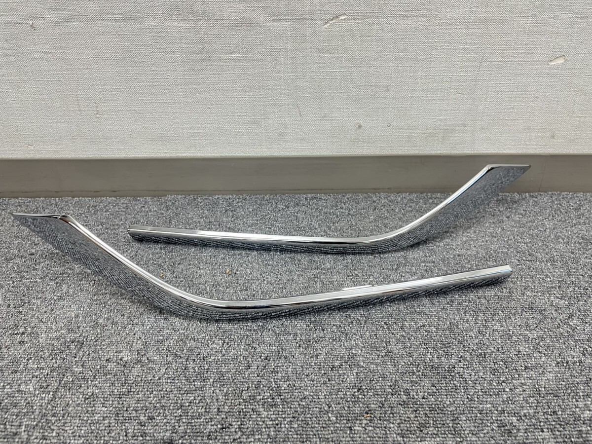 新車外し 80系ハリアー MXUA80 MXUA85 純正 リアバンパー メッキモール左右 シルバーメッキ 52752-48060 52753-48060拍卖