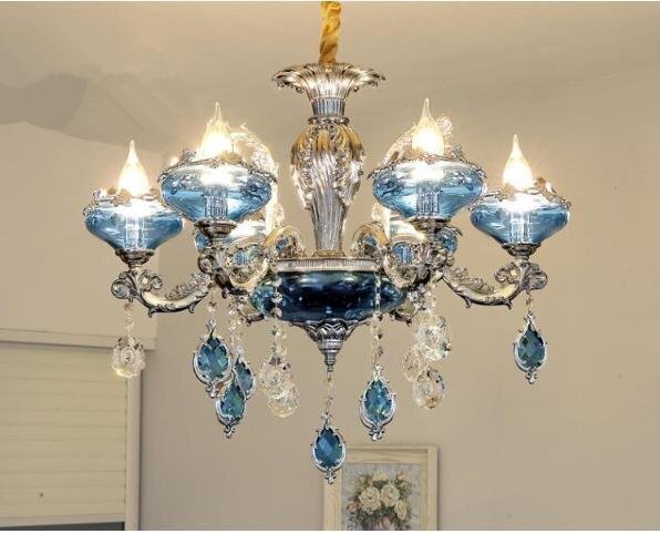 高品質★ 高級水晶ペンダントライト 洋風照明 シャンデリア 北欧デザイン シーリングライト 天井照明 6灯拍卖