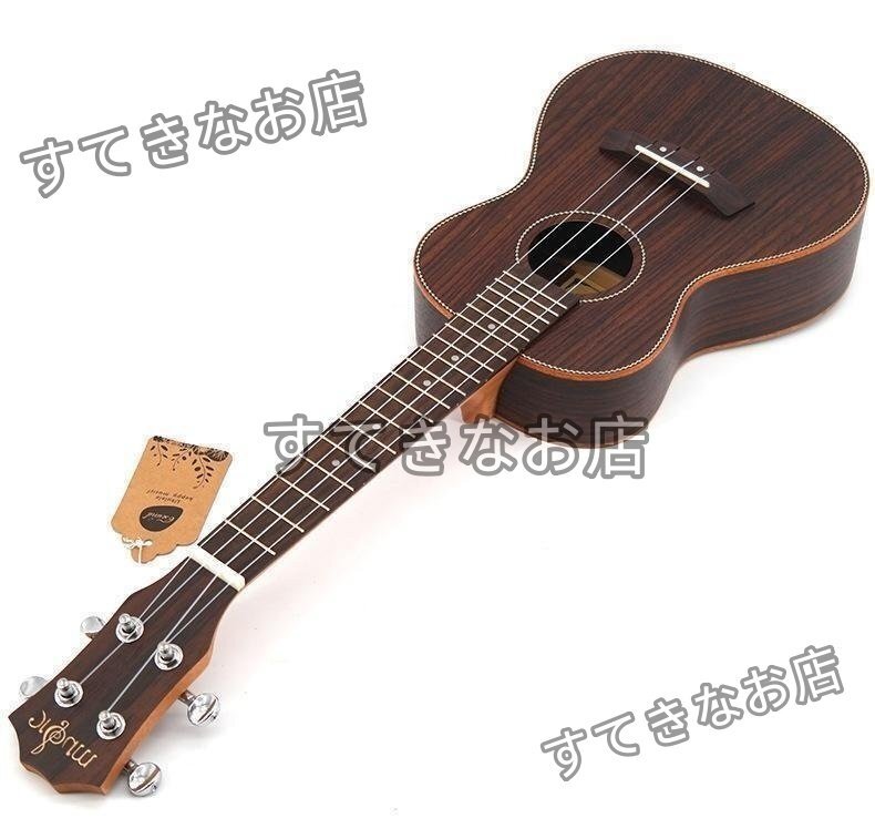 テナー ウクレレ 26インチ アコースティック ウクレレ ミニギター アカシア ウクレレ 4弦 ギター☆1点拍卖
