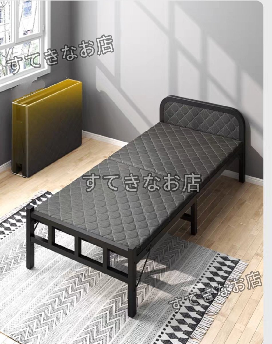 折りたたみベッド強化補強昼寝用ベッド一人用簡易ベッド追加のベッドハードボードベッド大人用ベッドオフィス用ベッド鉄製ベッド拍卖