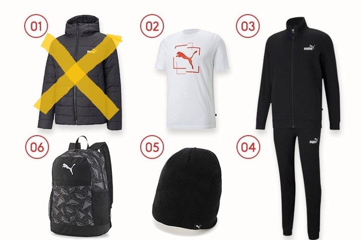 ☆新品!☆ プーマ 福袋 2023 メンズL スウェット上下&Tシャツ&ニット帽&リュック 抜き取りあり拍卖