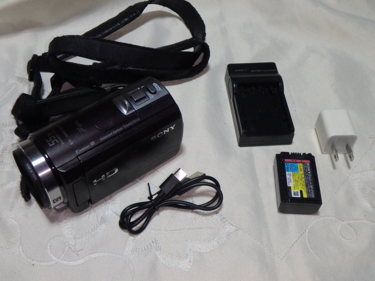 送料無料 SONY HDR-CX430 ハイビジョン ビデオカメラ 動作品拍卖