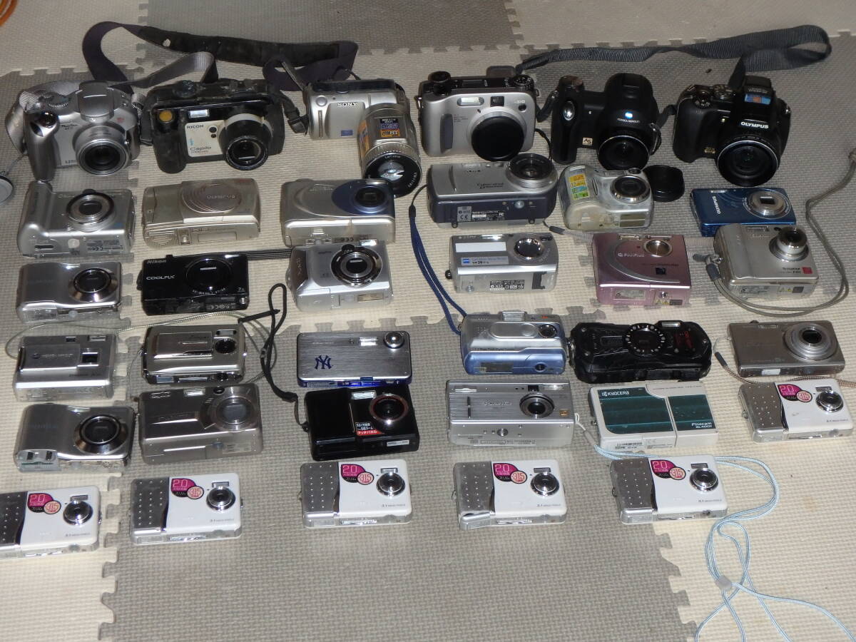 送料無料 デジタルカメラ 35台 まとめ セット ジャンク拍卖