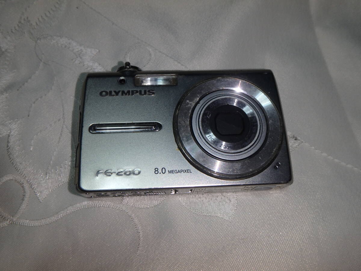 送料無料 動作品 OLYMPUS FE-280 デジタルカメラ 拍卖