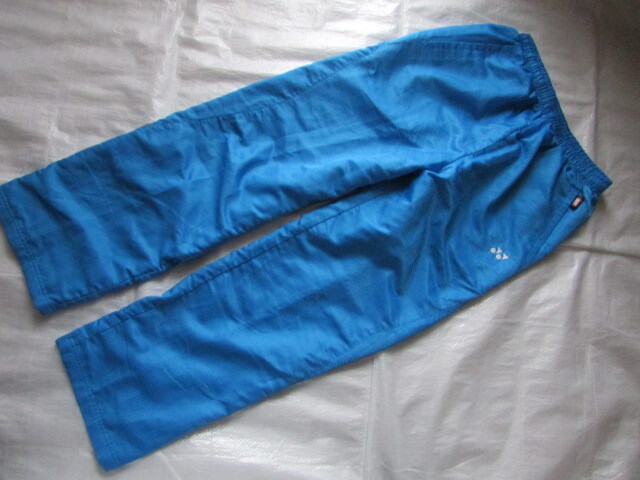 USED品 きれい ヨネックス シワ有り メンズ Lサイズ ロング パンツ 定番 トリコット起毛裏地 10分丈 ウインド ウォーマー YONEX 長ズボン 拍卖