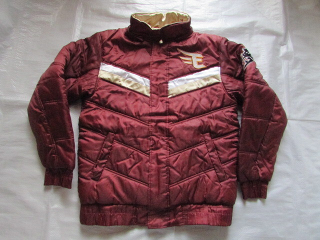 送料無料 USED ゴム伸び フード欠損 オンワード商事 楽天 イーグルス 星野仙一 監督 直筆 夢 中綿 ダウン ジャンバー ジャケット Lサイズ拍卖