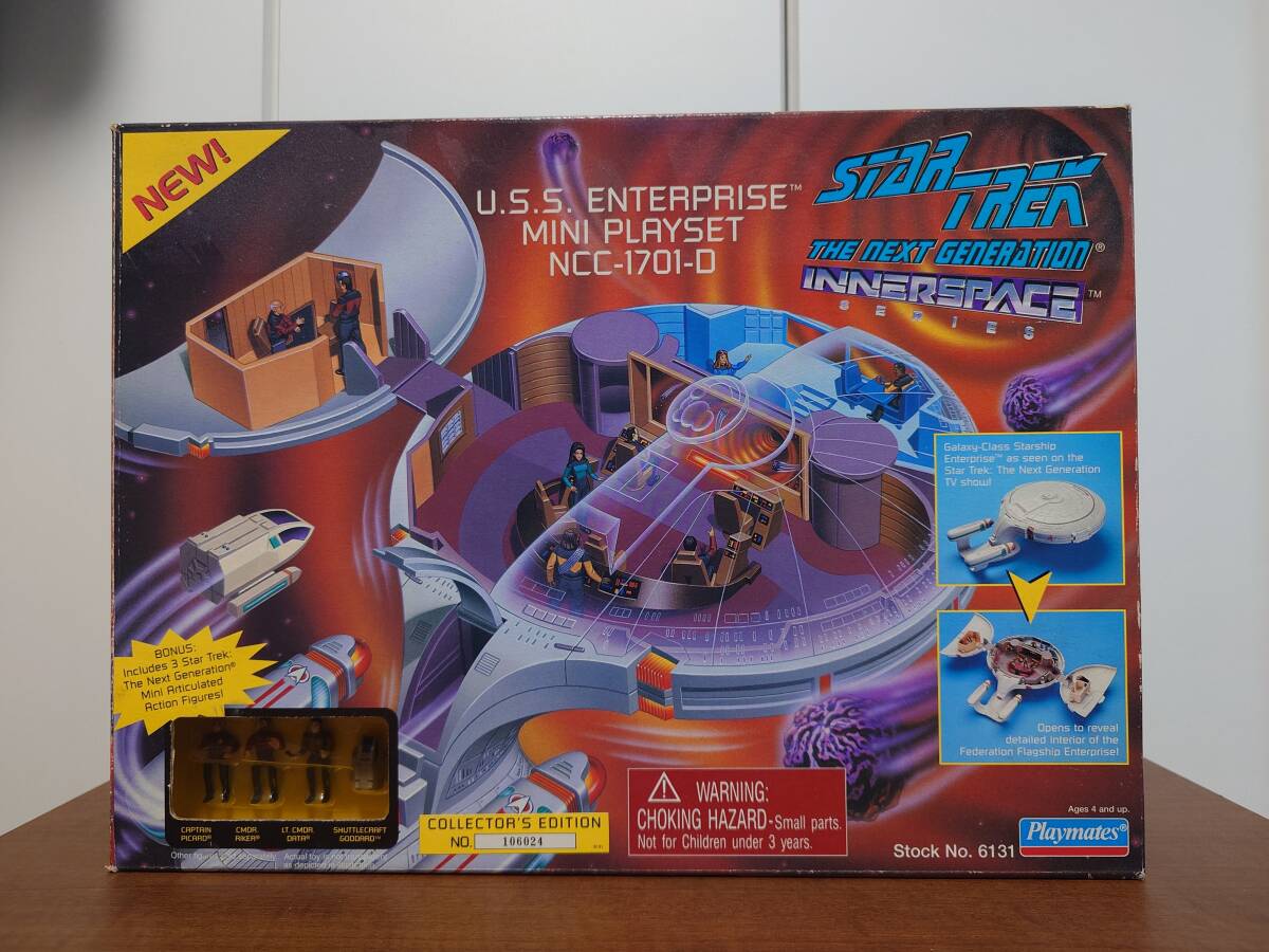 スタートレック TNG インナースペースシリーズ ミニプレイセット U.S.Sエンタープライズ NCC-1701-D拍卖