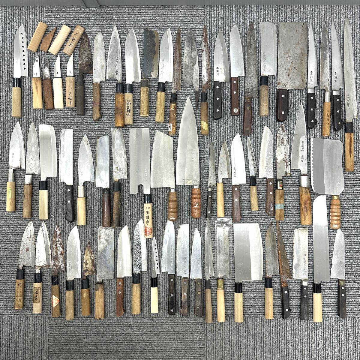 まとめ『在銘 刻印 包丁 大量 セット 約10kg』現状品 ジャンク D-6126拍卖