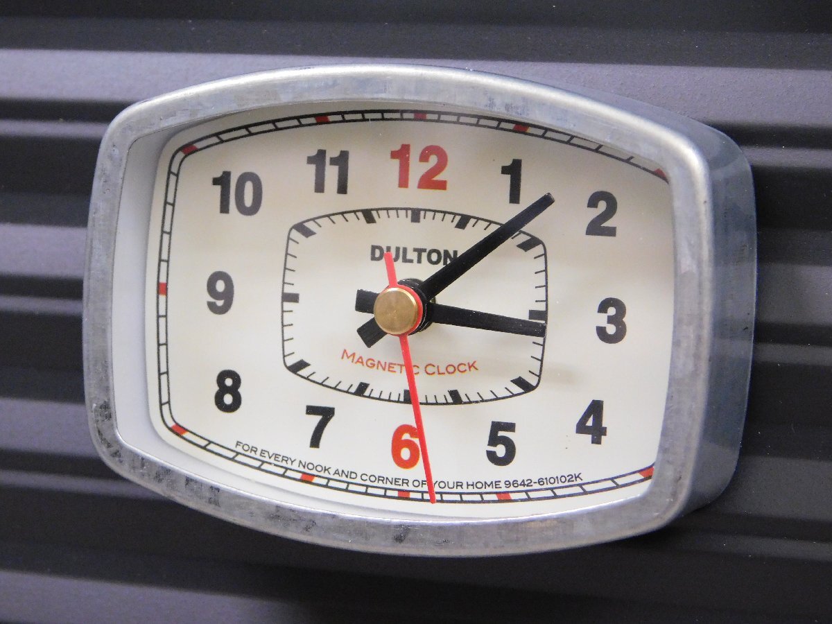 ◆送料¥290◆【DULTON・ダルトン】※《マグネティッククロック・Rectangle / アイボリー》 裏面マグネット付き DT-H20-0244RCIV拍卖