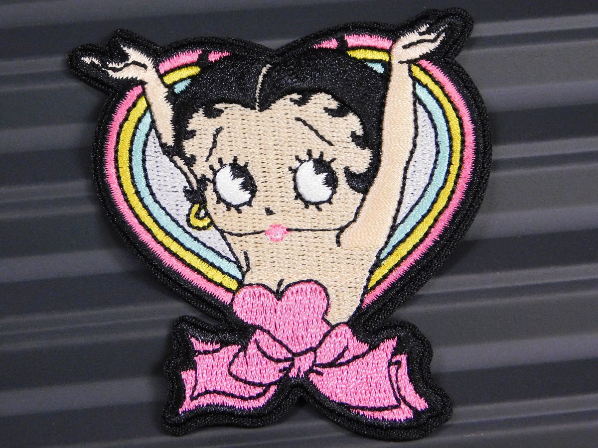 差替え用 ◆送料\110◆【Betty Boop・ベティちゃん②】※《アイロン刺繍ワッペン》 アメリカン雑貨 刺繍ワッペン アイロンワッペン拍卖