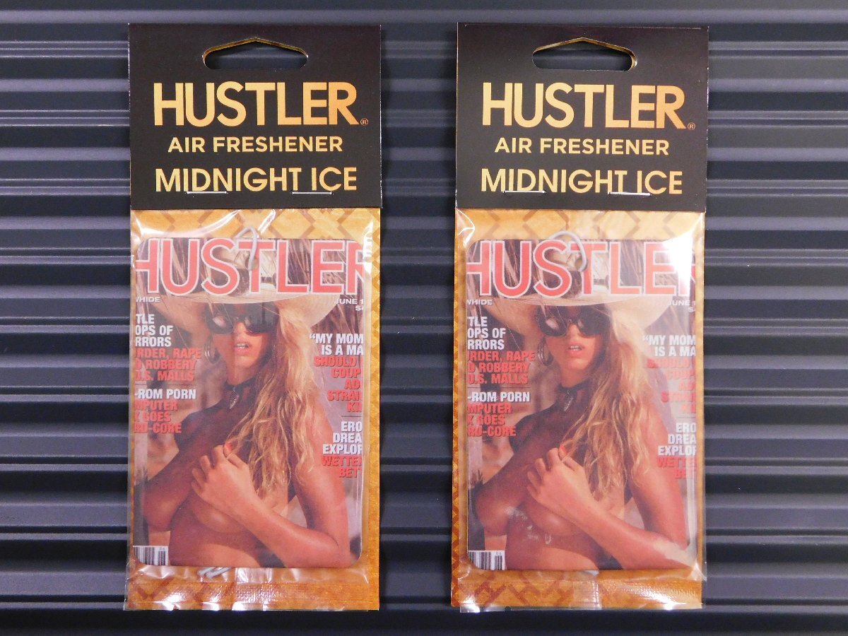 ◆送料\110◆【HUSTLER・ハスラー】※《エアーフレッシュナー2枚・MIDNIGHT ICE》 セクシー美女 カバーガール 1994-06拍卖