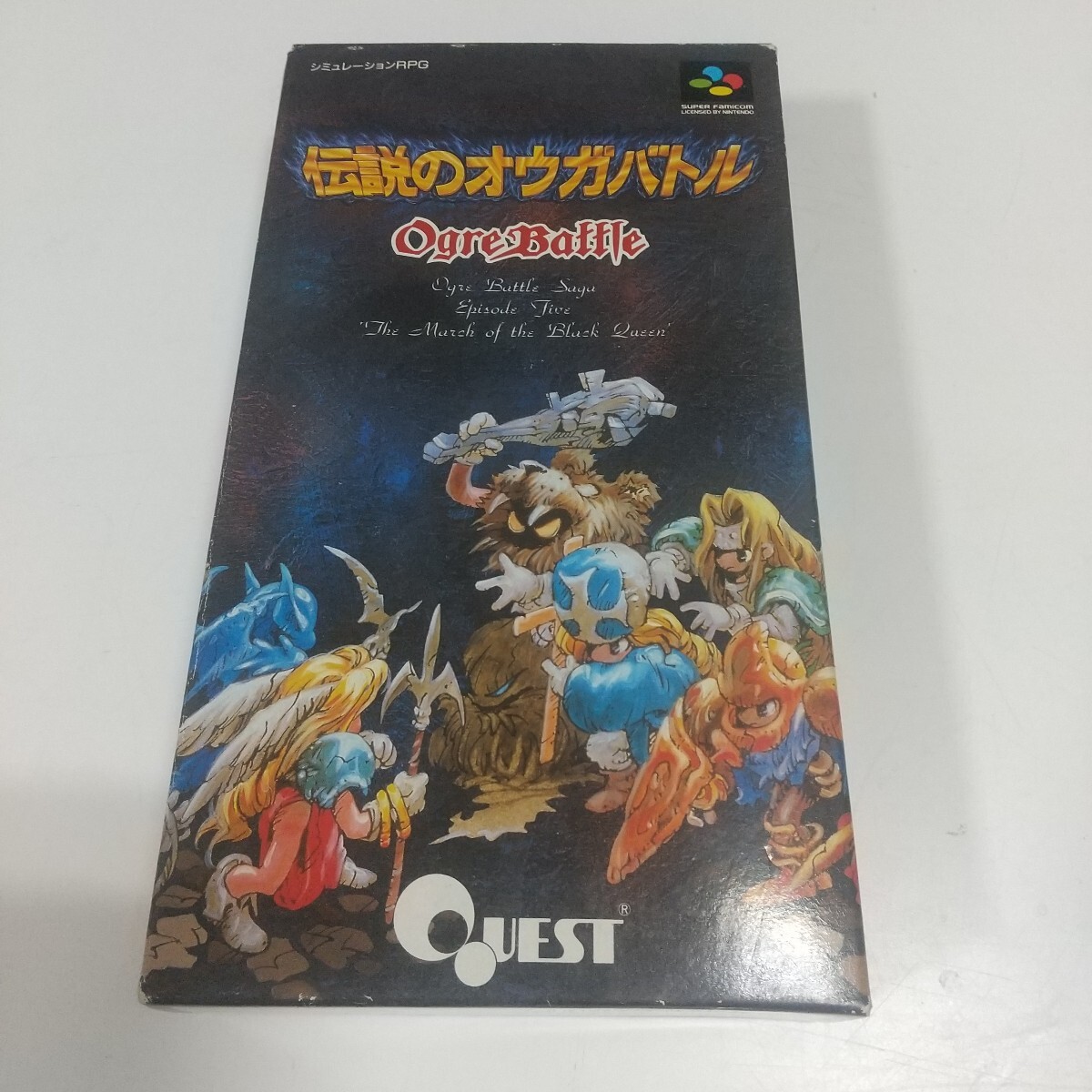 【SFC・スーパーファミコン】 伝説のオウガバトル 外箱あり 取説あり拍卖