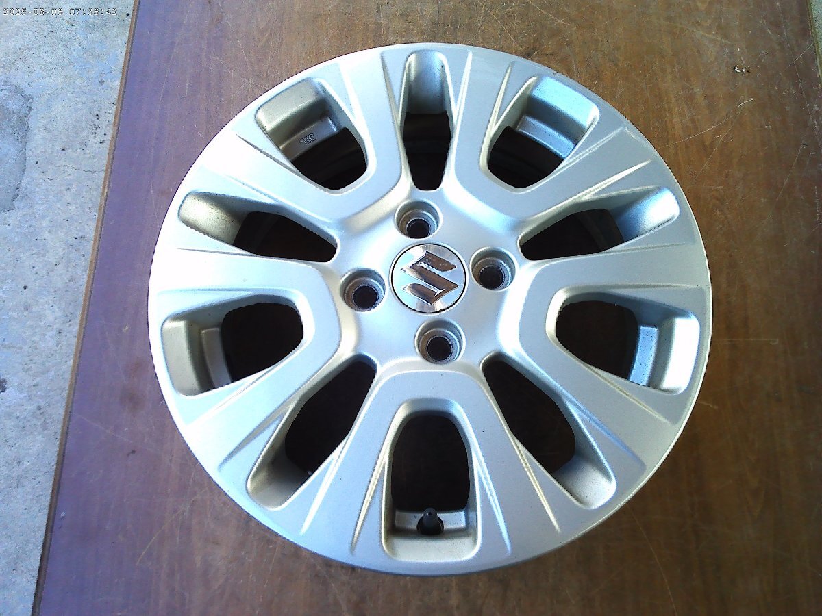 ソリオ ホイール 1本 平成31年 DAA-MA36S 15インチ 5J オフセット45 ハイブリットMX 21万km 即決あり ii拍卖