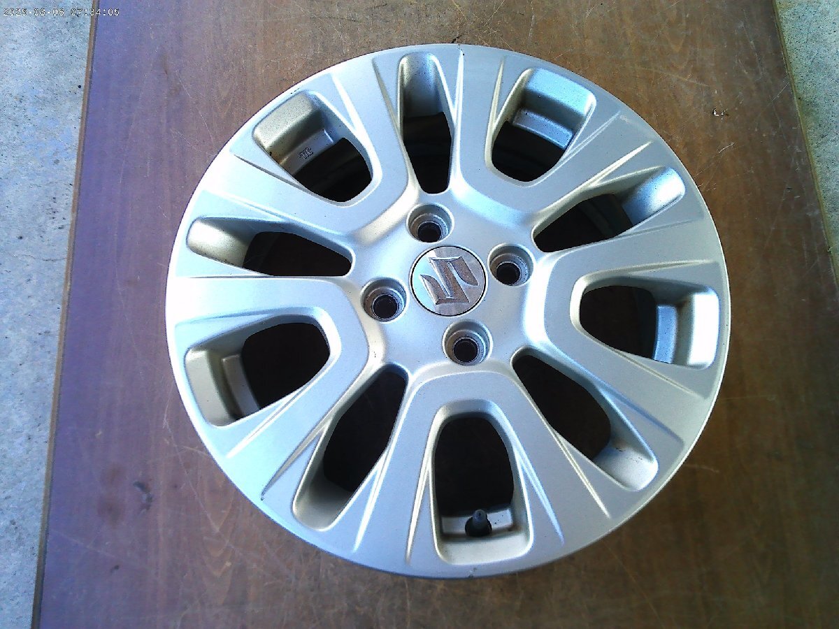 ソリオ ホイール 1本 平成31年 DAA-MA36S 15インチ 5J オフセット45 ハイブリットMX 21万km 即決あり ii拍卖