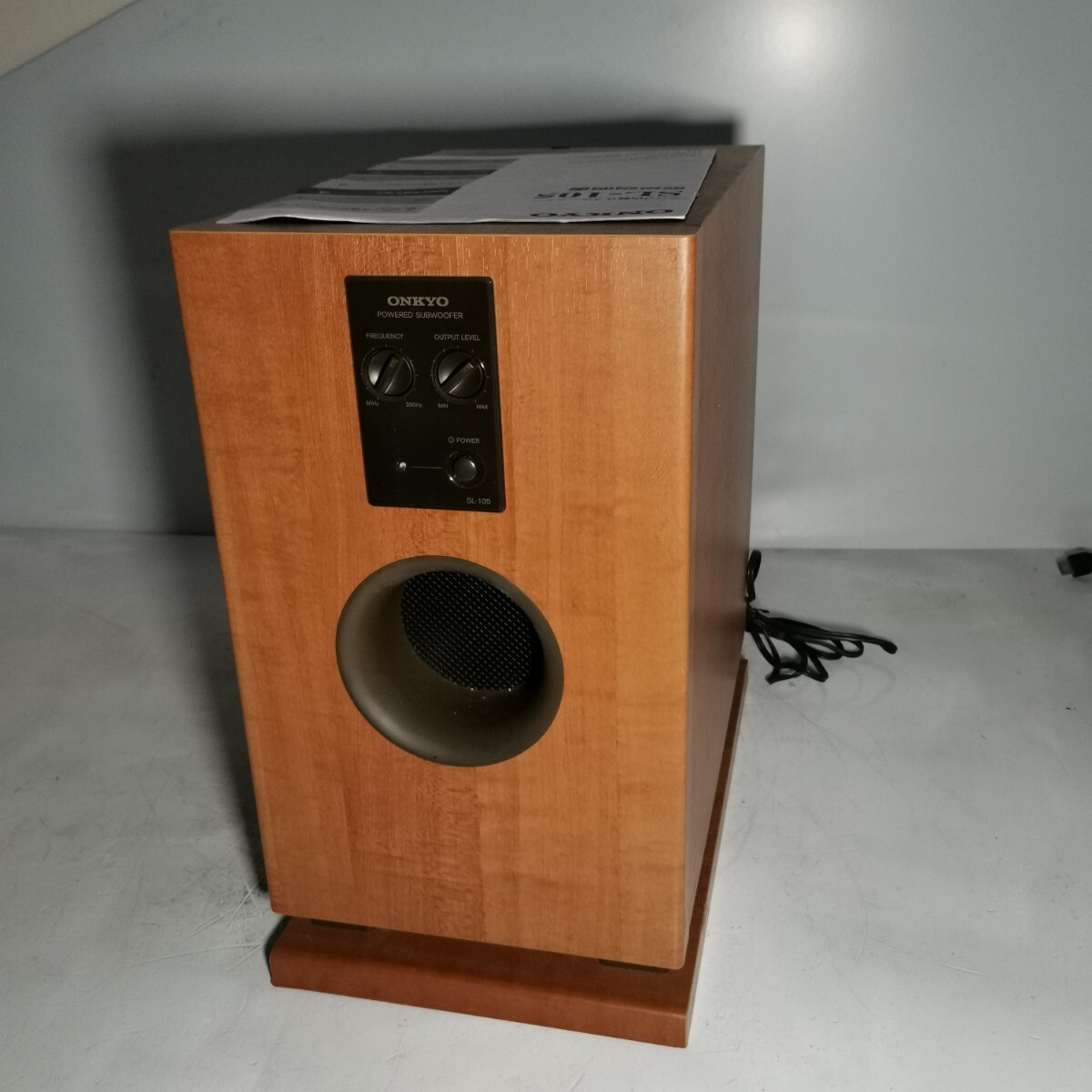 ONKYO SL-105 ウーファー 説明書付 中古拍卖
