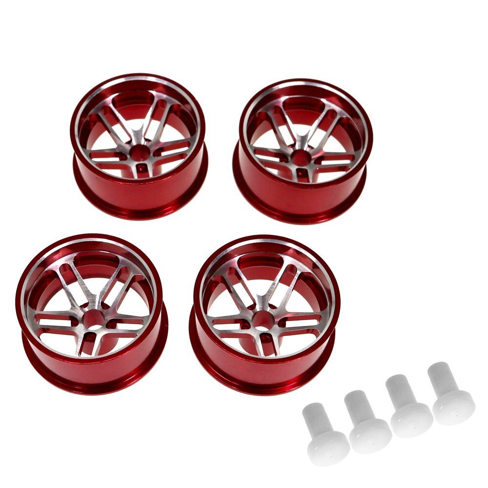 送料無料 イーグル SP軽量デュアル5スポーク大径ホイルV2:ミニ四駆用 #MINI4-W006V2-RE拍卖