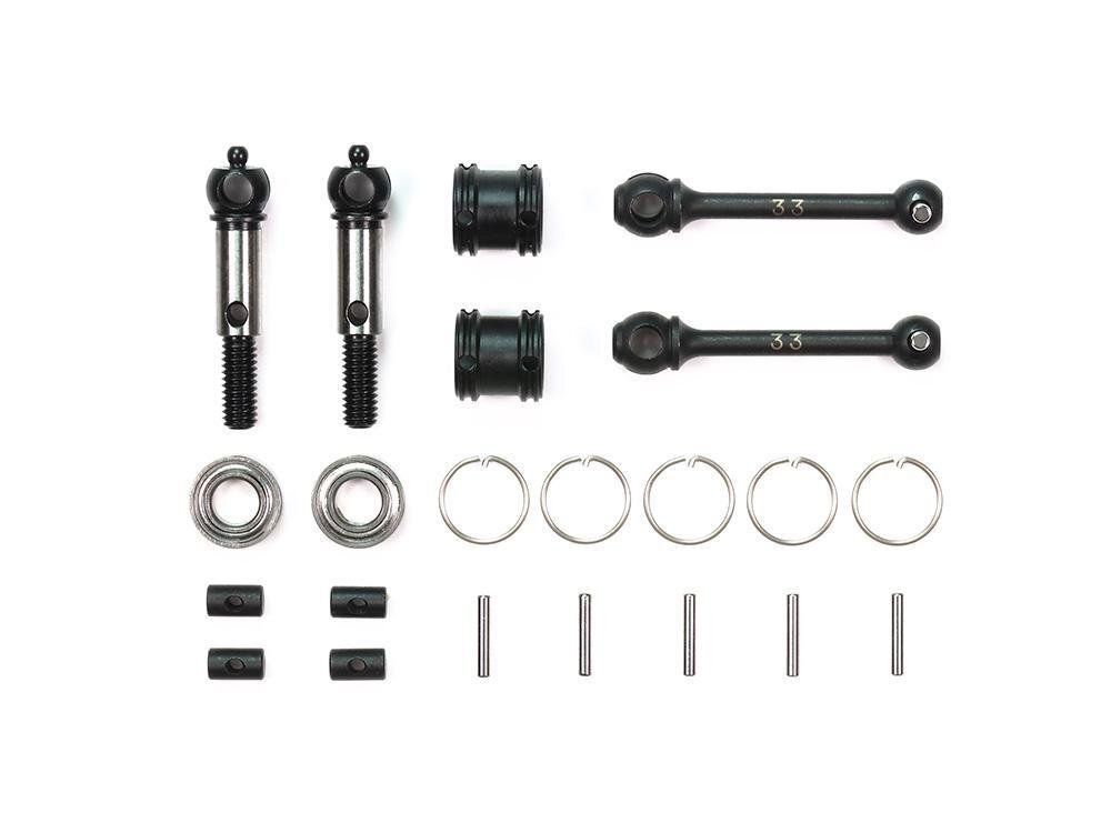 送料220円 タミヤ TRF ダブルカルダンドライブシャフト (33サイズ、2本) #42312拍卖