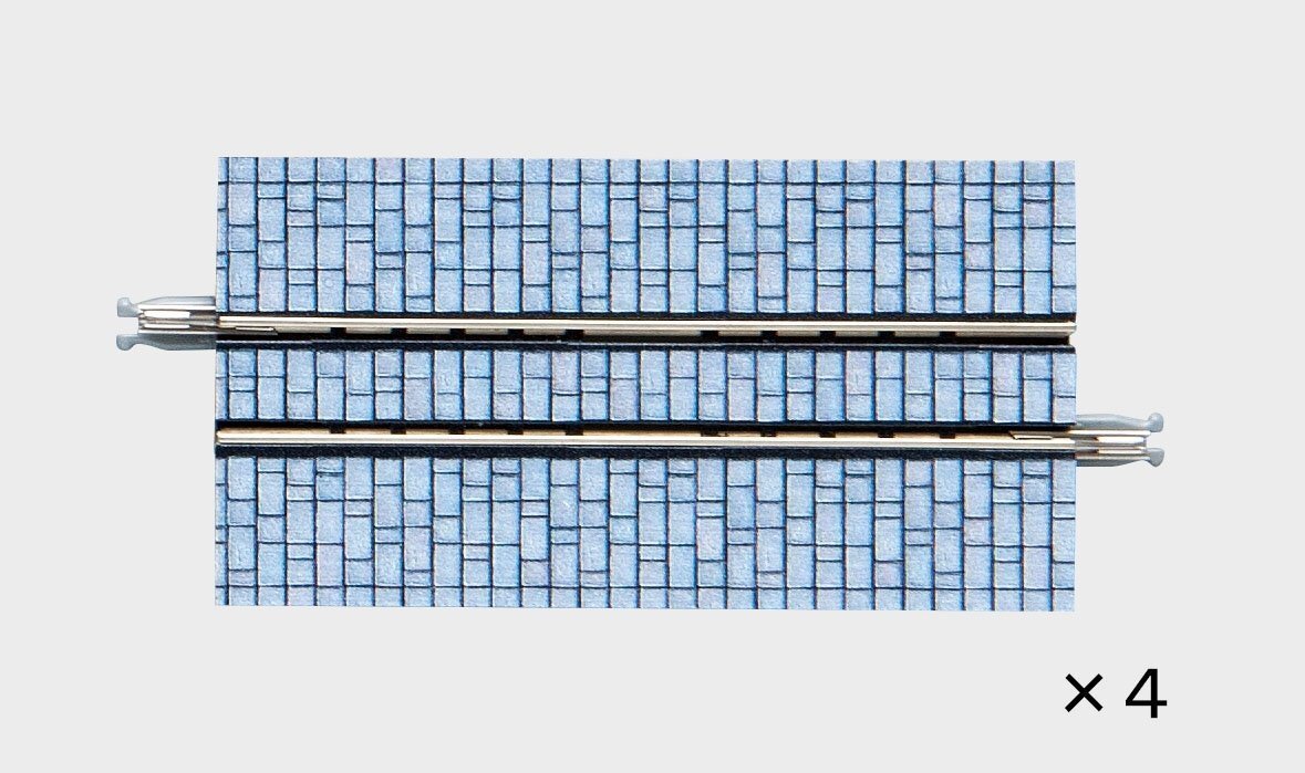 TOMIX ワイドトラムレールS70-WT-S(F)(石畳・4本セット) #1794拍卖
