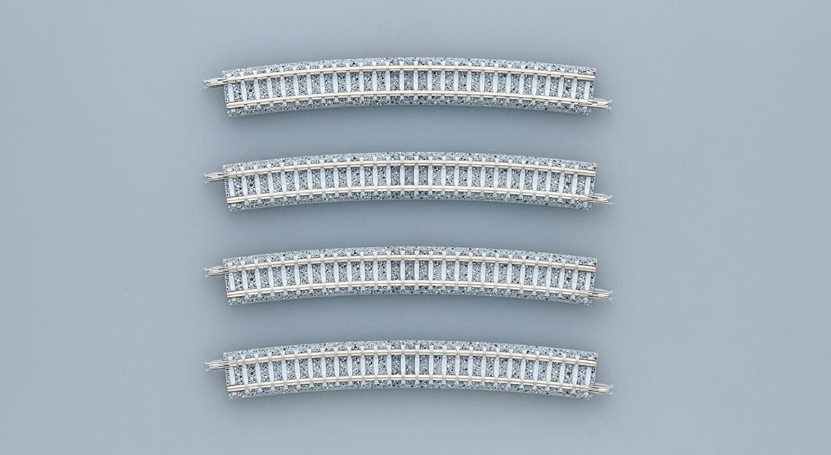 TOMIX カーブPCレール C541-15-PC(F)(4本セット) #1193拍卖