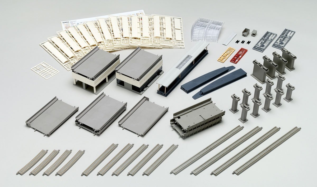 TOMIX 高架複線スラブ駅セット II (HB-SLパターン) #91075拍卖