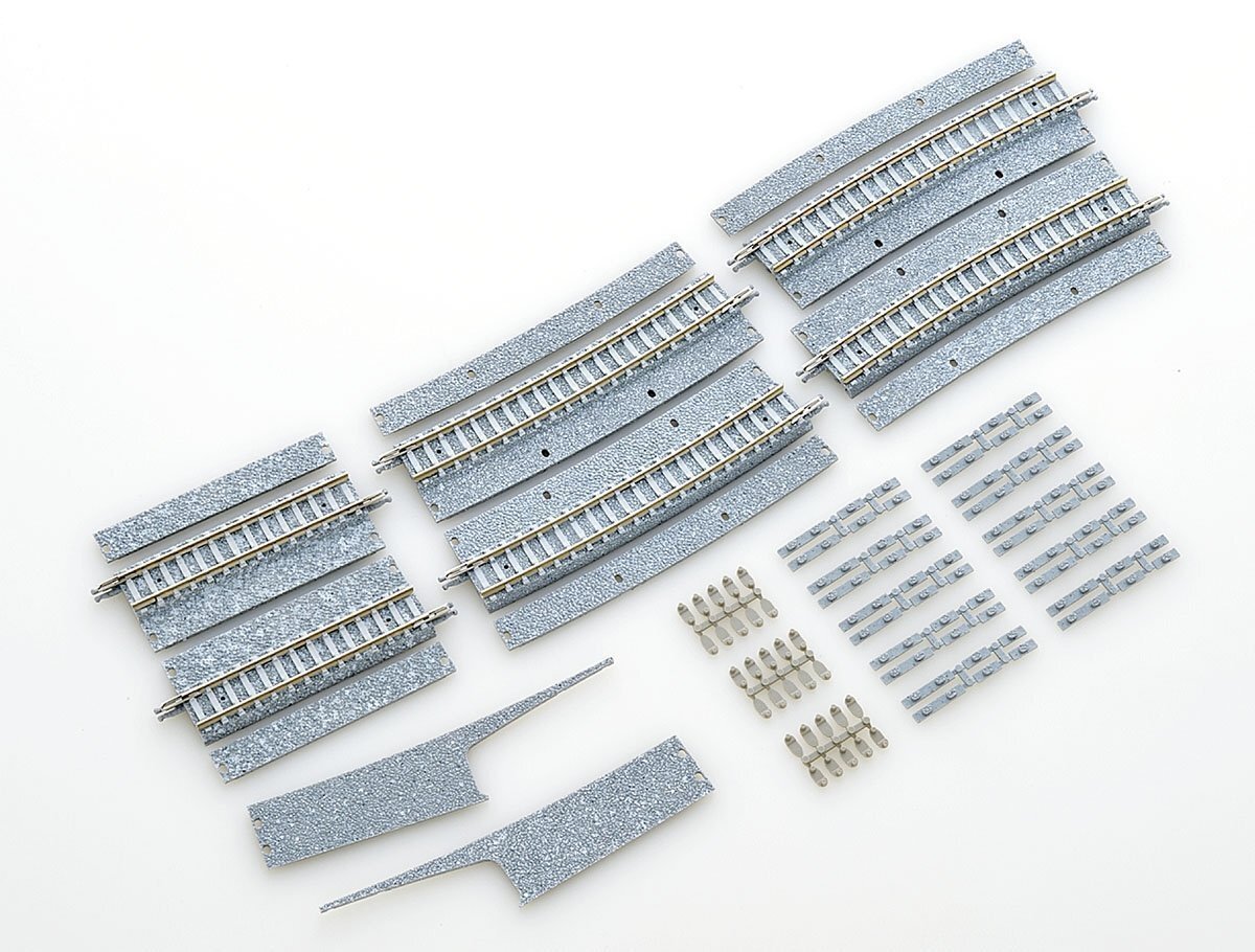 送料無料 TOMIX ワイドPCカーブレール C605-10-WP F 4本+S70-WP×2本セット #1750拍卖