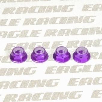 送料無料 イーグル 軽量アルミナイロン5mmナット #2600-PU拍卖