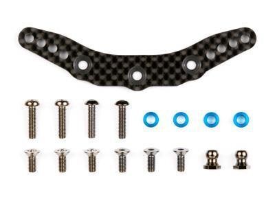 送料220円 タミヤ TB-03D カーボンダンパーステー(F) OP-1124拍卖